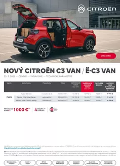 Katalóg Citroën v Sliač | Cenník C3 VAN | 2026-01-01T00:00:00.000Z - 2026-12-31T00:00:00.000Z