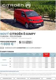 Katalóg Citroën v Sliač | Cenník Nový ë-Jumpy Furgon | 2026-01-01T00:00:00.000Z - 2026-12-31T00:00:00.000Z