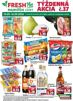 Katalóg Fresh v Modrý Kameň | Týždenná akcia FRESH Plus | 2026-09-10T00:00:00.000Z - 2026-09-16T00:00:00.000Z