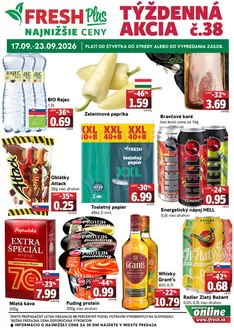 Katalóg Fresh v Stupava | Týždenná akcia FRESH Plus | 2026-09-17T00:00:00.000Z - 2026-09-23T00:00:00.000Z