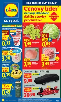 Katalóg Lidl v Šamorín | Platný od 21. 09. 2026 | 2026-09-21T00:00:00.000Z - 2026-09-27T00:00:00.000Z
