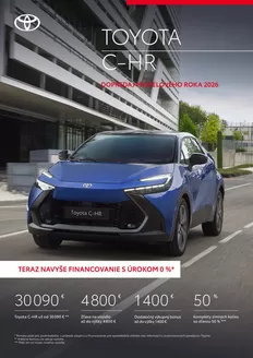 Katalóg Toyota v Trnava | Cennik toyota chr 2026 | 2026-01-01T00:00:00.000Z - 2026-12-31T00:00:00.000Z