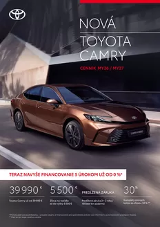 Katalóg Toyota v Prešov | Cennik camry | 2026-01-01T00:00:00.000Z - 2026-12-31T00:00:00.000Z