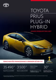 Katalóg Toyota v Moldava nad Bodvou | Cennik prius plug in 2027 | 2026-01-01T00:00:00.000Z - 2026-12-31T00:00:00.000Z