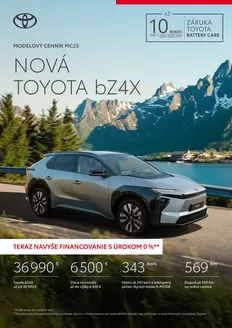 Katalóg Toyota v Trnava | Cennik nova toyota bz4x 2025 | 2026-01-01T00:00:00.000Z - 2026-12-31T00:00:00.000Z