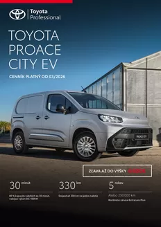 Katalóg Toyota v Trenčianske Teplice | Cennik novy proace city ev | 2026-01-01T00:00:00.000Z - 2026-12-31T00:00:00.000Z