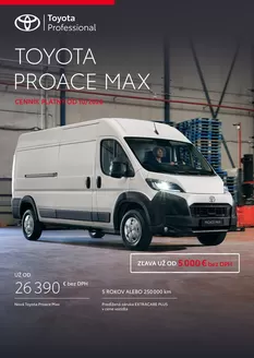 Katalóg Toyota v Trnava | Cennik proace max | 2026-01-01T00:00:00.000Z - 2026-12-31T00:00:00.000Z