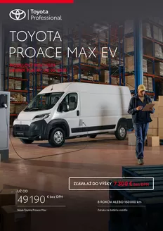 Katalóg Toyota v Trenčianske Teplice | Cennik proace max ev | 2026-01-01T00:00:00.000Z - 2026-12-31T00:00:00.000Z