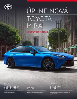 Katalóg Toyota v Trenčianske Teplice | Cennik mirai | 2026-01-01T00:00:00.000Z - 2026-12-31T00:00:00.000Z
