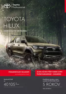 Katalóg Toyota v Trenčianske Teplice | Cennik novy hilux | 2026-01-01T00:00:00.000Z - 2026-12-31T00:00:00.000Z
