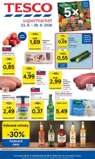 Katalóg Tesco v Lipany | Špeciálne ponuky pre vás | 2026-09-23T00:00:00.000Z - 2026-09-29T00:00:00.000Z