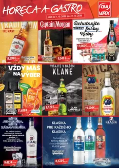 Katalóg CBA v Spišská Nová Ves | HORECA a GASTRO 102026 | 2026-10-01T00:00:00.000Z - 2026-10-31T00:00:00.000Z