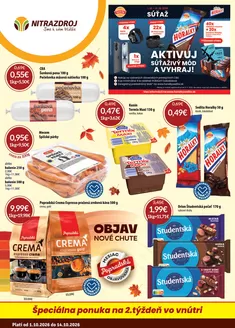 Katalóg Nitrazdroj v Spišská Nová Ves | Vyhodna ponuka MO 1 14 okt | 2026-10-01T00:00:00.000Z - 2026-10-14T00:00:00.000Z