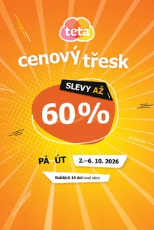 Katalóg TETA Drogerie | Aktuálne výhodné ponuky a akcie | 2026-10-02T00:00:00.000Z - 2026-10-06T00:00:00.000Z