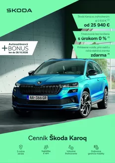 Katalóg Škoda | Skoda Karoq cennik | 2026-10-03T00:00:00.000Z - 2026-10-28T00:00:00.000Z