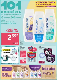 Katalóg 101 Drogerie v Rimavská Sobota | 101 drogeria letak c18 2026 SCREEN | 2026-10-07T00:00:00.000Z - 2026-10-20T00:00:00.000Z