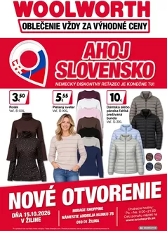 Katalóg Woolworth | Woolworth: Ahoj Žilina! | 2026-10-09T00:00:00.000Z - 2026-10-15T00:00:00.000Z