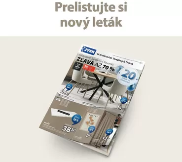 Katalóg JYSK | Exkluzívne ponuky a výhodné ponuky | 2026-10-18T00:00:00.000Z - 2026-10-31T00:00:00.000Z