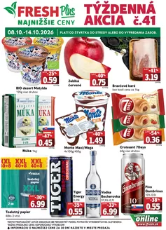 Katalóg Fresh | Týždenná akcia FRESH Plus | 2026-10-08T00:00:00.000Z - 2026-10-14T00:00:00.000Z