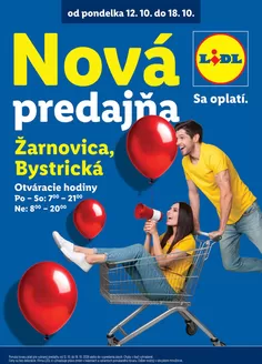 Katalóg Lidl | Ponuka platná od 12. 10. 2026 | 2026-10-12T00:00:00.000Z - 2026-10-18T00:00:00.000Z