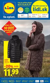 Katalóg Lidl v Podolínec | Platný od 12. 10. 2026 | 2026-10-12T00:00:00.000Z - 2026-10-25T00:00:00.000Z