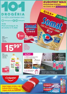 Katalóg 101 Drogerie | 101 drogeria letak c19 2026 SCREEN | 2026-10-21T00:00:00.000Z - 2026-11-03T00:00:00.000Z