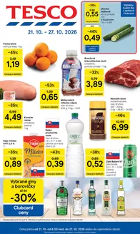 Katalóg Tesco | Exkluzívne výhodné ponuky | 2026-10-21T00:00:00.000Z - 2026-10-27T00:00:00.000Z
