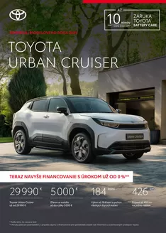 Katalóg Toyota v Michalovce | Cennik urban cruiser | 2026-01-01T00:00:00.000Z - 2026-12-31T00:00:00.000Z