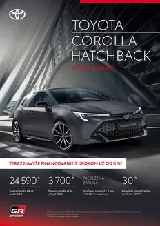 Katalóg Toyota v Michalovce | Cennik corolla HB MY27 | 2026-01-01T00:00:00.000Z - 2026-12-31T00:00:00.000Z