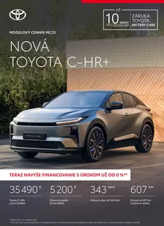 Katalóg Toyota v Trebišov | Cennik nova toyota chr plus | 2026-01-01T00:00:00.000Z - 2026-12-31T00:00:00.000Z