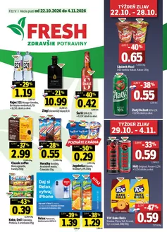 Katalóg Fresh | Východné Slovensko | 2026-10-22T00:00:00.000Z - 2026-11-04T00:00:00.000Z