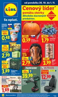 Katalóg Lidl | Platný od 26. 10. 2026 | 2026-10-26T00:00:00.000Z - 2026-11-01T00:00:00.000Z