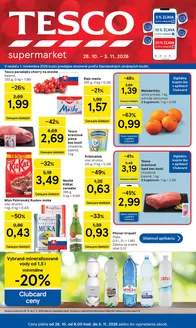 Katalóg Tesco | Skvelé zľavy na vybrané produkty | 2026-10-28T00:00:00.000Z - 2026-11-03T00:00:00.000Z