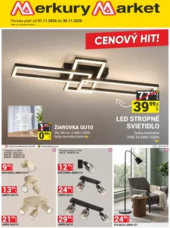 Katalóg Merkury Market v Kysucké Nové Mesto | Leták 01.11.-30.11.2026 | 2026-11-01T00:00:00.000Z - 2026-11-30T00:00:00.000Z