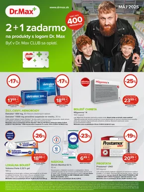 Katalóg Dr Max v Vranov nad Topľou | top letak maj 2025 dermo nahlad | 2025-06-26T00:00:00.000Z - 2025-12-31T00:00:00.000Z