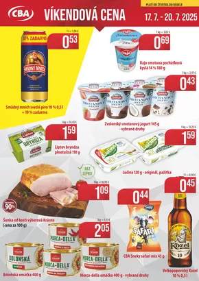 Katalóg CBA | CBA Víkendová cena | 2025-07-17T00:00:00.000Z - 2025-07-20T00:00:00.000Z