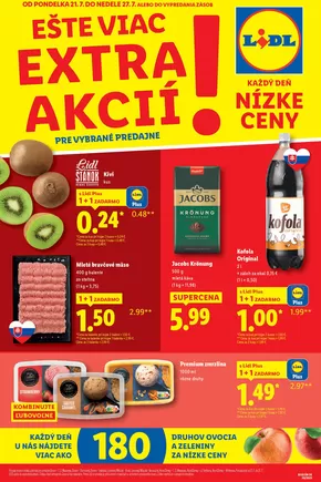 Katalóg Lidl v Liptovský Hrádok | Exkluzívne ponuky a výhodné ponuky | 2025-07-21T00:00:00.000Z - 2025-07-27T00:00:00.000Z