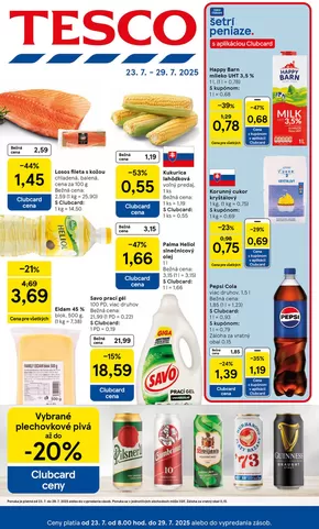 Katalóg Tesco | Naše najlepšie ponuky pre vás | 2025-07-23T00:00:00.000Z - 2025-07-29T00:00:00.000Z