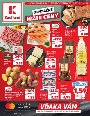 Katalóg Kaufland | Naše najlepšie výhodné ponuky | 2025-07-24T00:00:00.000Z - 2025-07-30T00:00:00.000Z