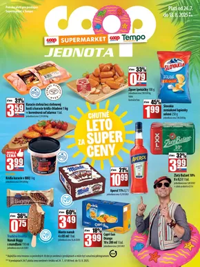 Katalóg COOP Jednota v Nitra | Leták COOP Jednota | 2025-07-24T00:00:00.000Z - 2025-08-13T00:00:00.000Z