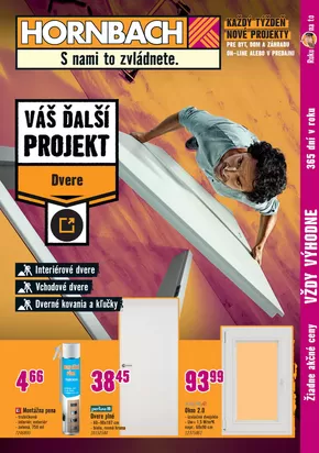 Katalóg HORNBACH v Košice | Váš ďalší projekt - Dvere | 2025-07-31T00:00:00.000Z - 2025-08-14T00:00:00.000Z