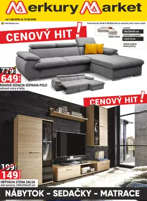 Katalóg Merkury Market v Banská Štiavnica | Leták Merkury Market | 2025-08-01T00:00:00.000Z - 2025-08-31T00:00:00.000Z