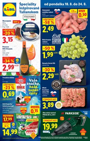 Katalóg Lidl v Banská Bystrica | Platný od pondelka 18. 08. 2025 | 2025-08-18T00:00:00.000Z - 2025-08-24T00:00:00.000Z