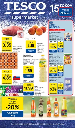 Katalóg Tesco v Žilina | 20250814002445422 2025 P26 SK SM | 2025-08-20T00:00:00.000Z - 2025-08-26T00:00:00.000Z