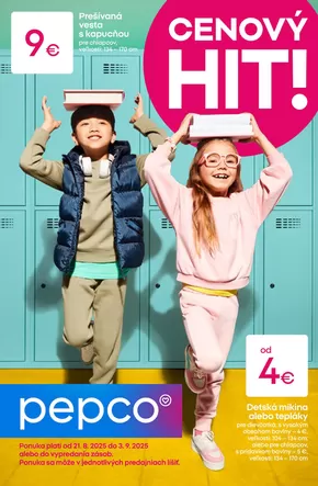 Katalóg Pepco v Michalovce | Exkluzívne výhodné ponuky | 2025-08-21T00:00:00.000Z - 2025-09-03T00:00:00.000Z