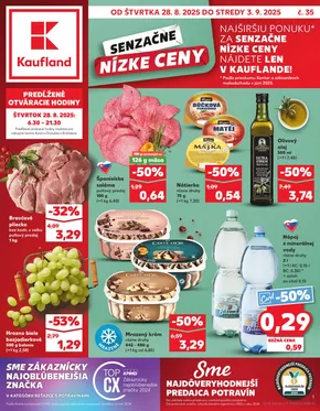 Katalóg Kaufland v Žiar nad Hronom | Skvelá ponuka pre lovcov výhodných ponúk | 2025-08-28T00:00:00.000Z - 2025-09-03T00:00:00.000Z