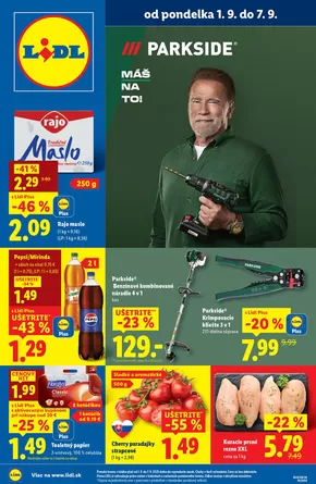 Katalóg Lidl v Bratislava | Platný od pondelka 01. 09. 2025 | 2025-09-01T00:00:00.000Z - 2025-09-07T00:00:00.000Z