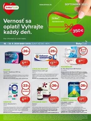 Katalóg Dr Max v Trenčín | top letak september 2025 dermo nahlad | 2025-09-01T00:00:00.000Z - 2025-12-31T00:00:00.000Z