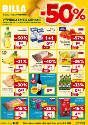 Katalóg Billa | Naše najlepšie výhodné ponuky | 2025-09-03T00:00:00.000Z - 2025-09-09T00:00:00.000Z