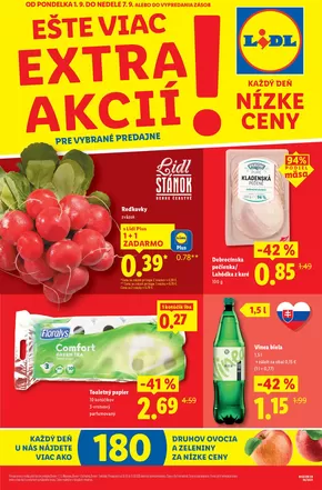 Katalóg Lidl v Bratislava | Objavte atraktívne ponuky | 2025-09-01T00:00:00.000Z - 2025-09-07T00:00:00.000Z